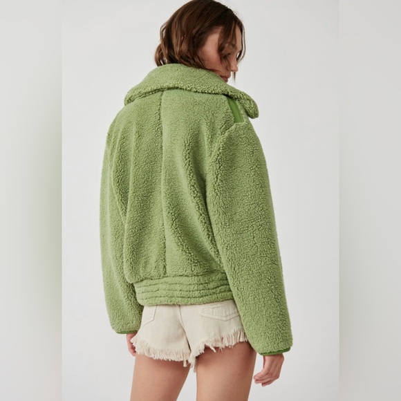 NEW FREE PEOPLE - Joplin Cozy Jacket – Sweet Pistachio - Picture 7 of 10